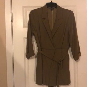 Used Topshop  army green romper
